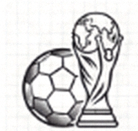 体育直播官网 Logo - 金色足球与奖杯标志